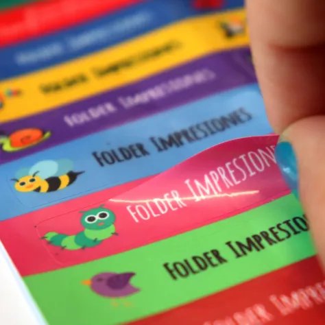 Etiquetas infantiles ADHESIVAS
