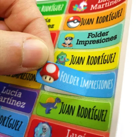 ETIQUETAS INFANTILES PARA TELA