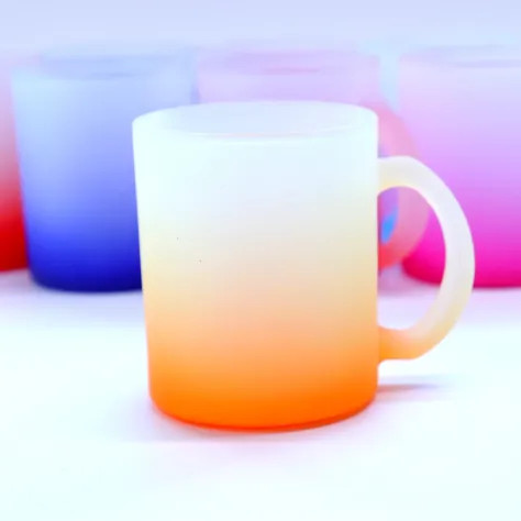 Taza Esmerilada de Vidrio