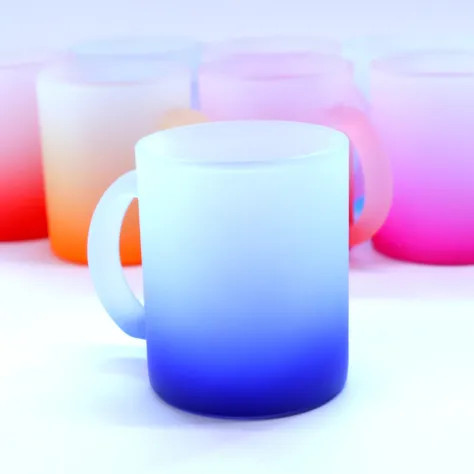 Taza Esmerilada de Vidrio