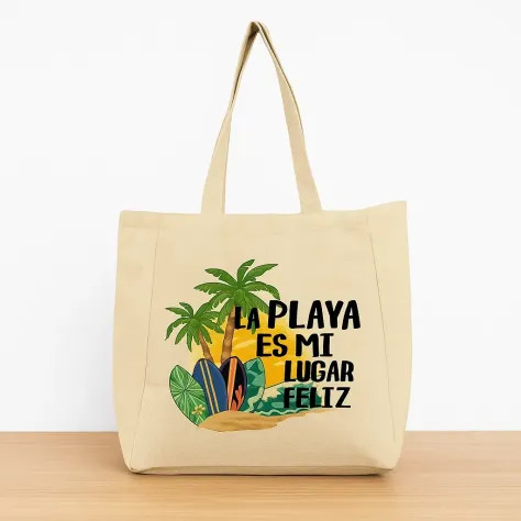 Totebag símil Arpillera
