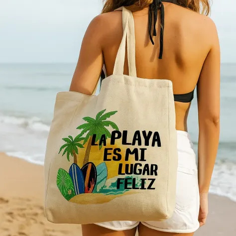 Totebag símil Arpillera