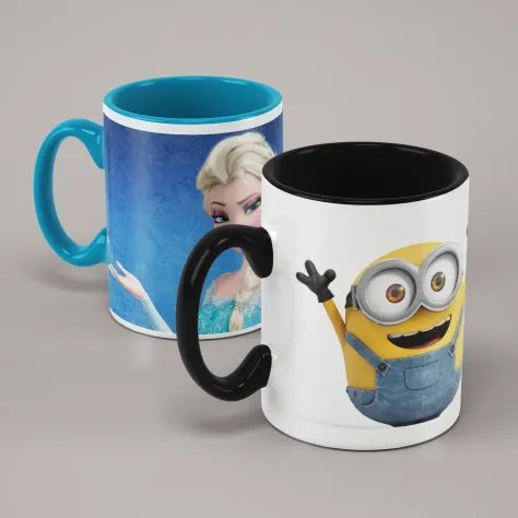 Taza con color