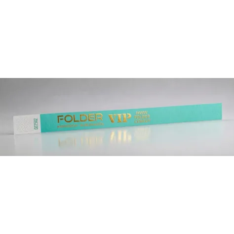 Pulseras Tyvek Impresas en Dorado | Eventos VIP | Elegantes e Inviolables