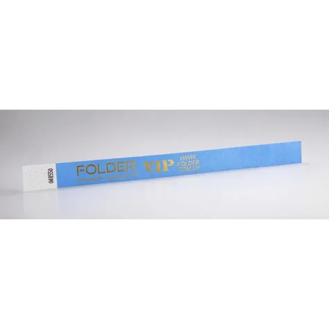 Pulseras Tyvek Impresas en Dorado | Eventos VIP | Elegantes e Inviolables