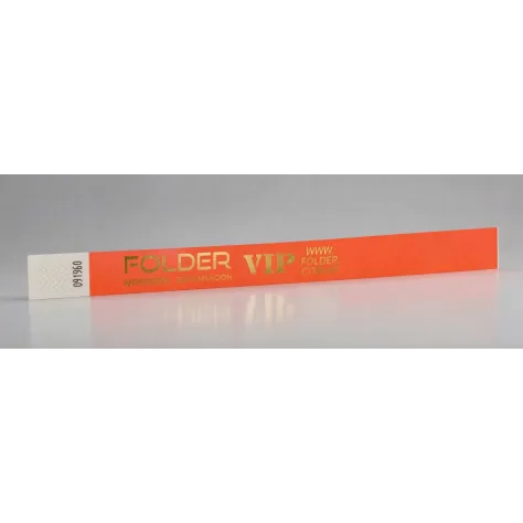 Pulseras Tyvek Impresas en Dorado | Eventos VIP | Elegantes e Inviolables