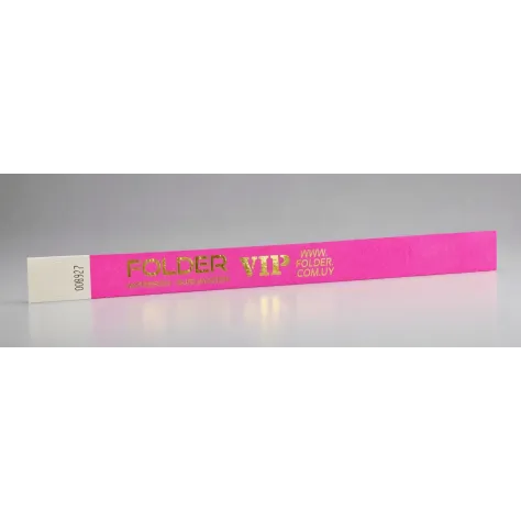 Pulseras Tyvek Impresas en Dorado | Eventos VIP | Elegantes e Inviolables