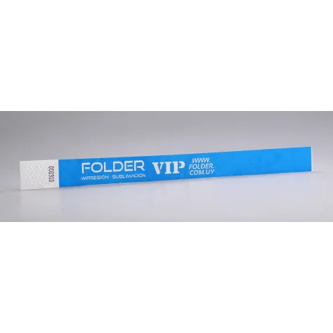 Pulseras Tyvek para Eventos Impresas en Blanco Premium