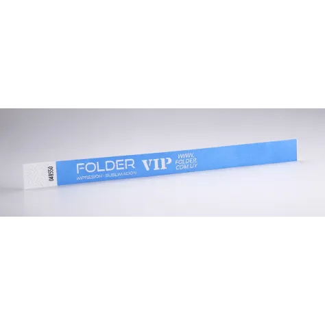 Pulseras Tyvek para Eventos Impresas en Blanco Premium
