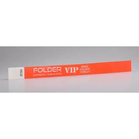 Pulseras Tyvek para Eventos Impresas en Blanco Premium