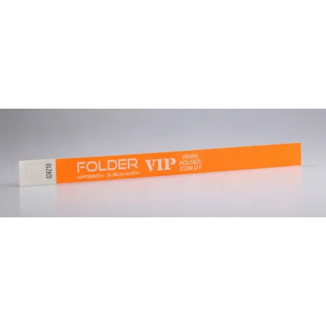 Pulseras Tyvek para Eventos Impresas en Blanco Premium