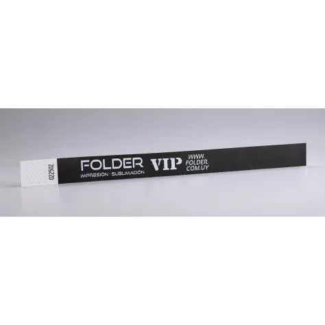 Pulseras Tyvek para Eventos Impresas en Blanco Premium