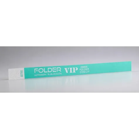 Pulseras Tyvek para Eventos Impresas en Blanco Premium