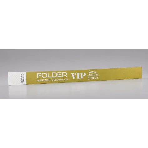 Pulseras Tyvek para Eventos Impresas en Blanco Premium