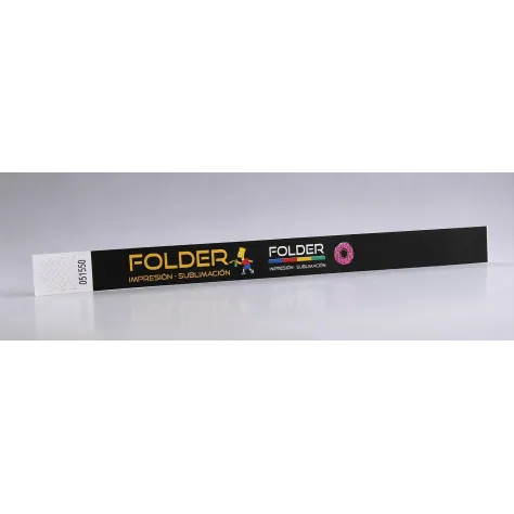 100 Pulseras Tyvek para Eventos Impresas a Todo Color