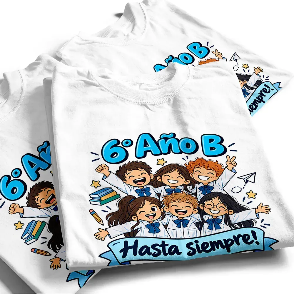Pack de Remeras Sublimadas Para Niños | Folder