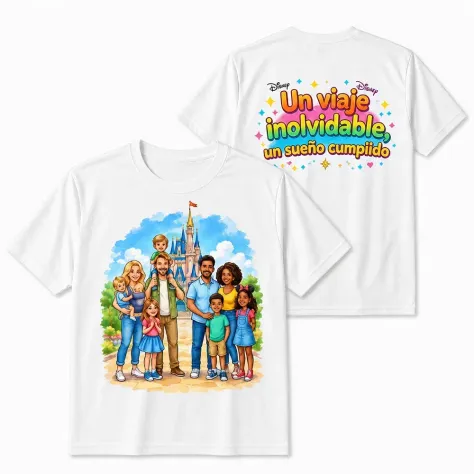 Pack de Remeras Sublimadas | Frente y Espalda | Folder