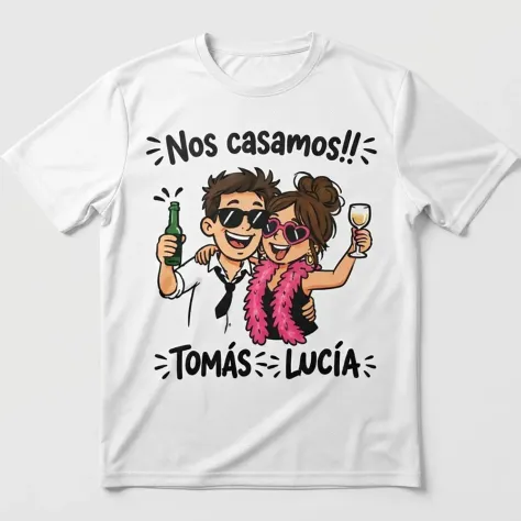 Remeras para Cotillón y Fiestas | Doble Estampa