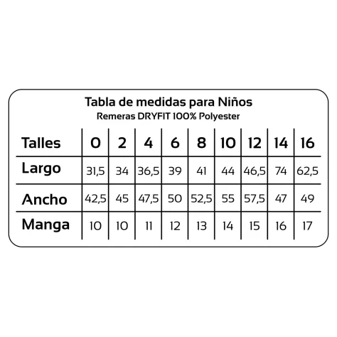 Pack de Remeras Sublimadas Para Niños | Folder