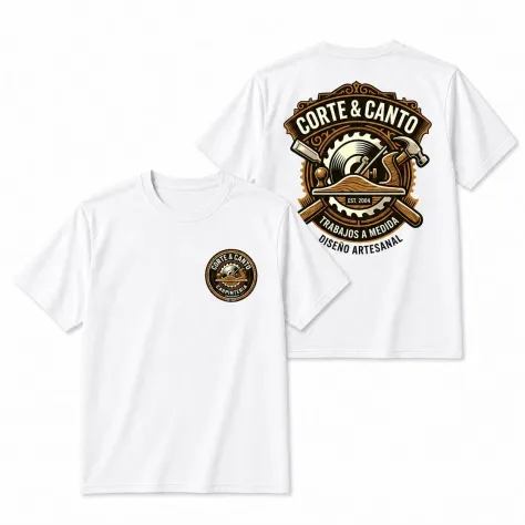 Remeras para Empresas con Logo | Pack Estándar | Folder