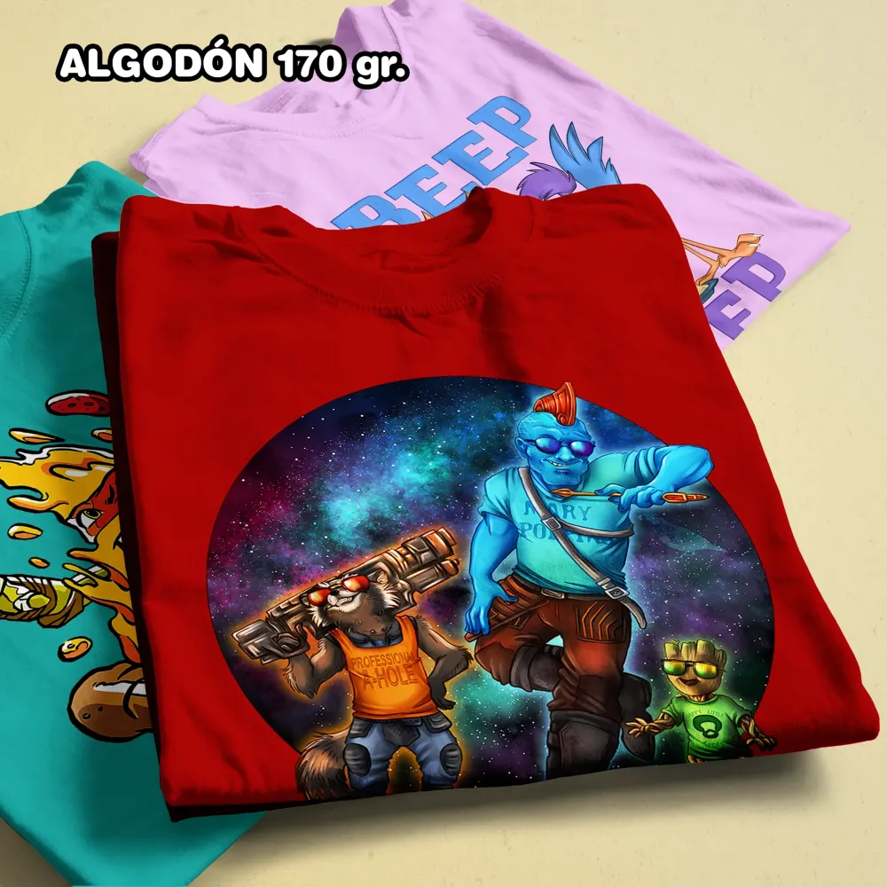 Remera Estampada 170gr 100% Algodón | Folder Uruguay