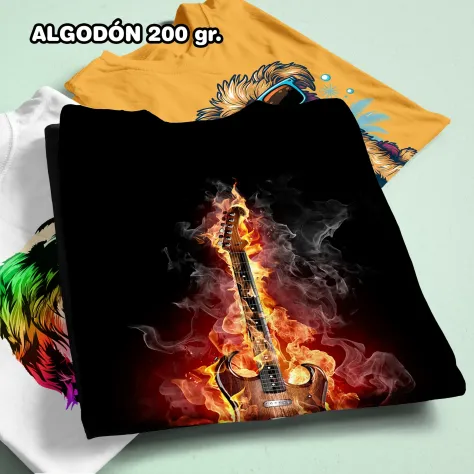 Remera Estampada 200gr Algodón | Folder Uruguay